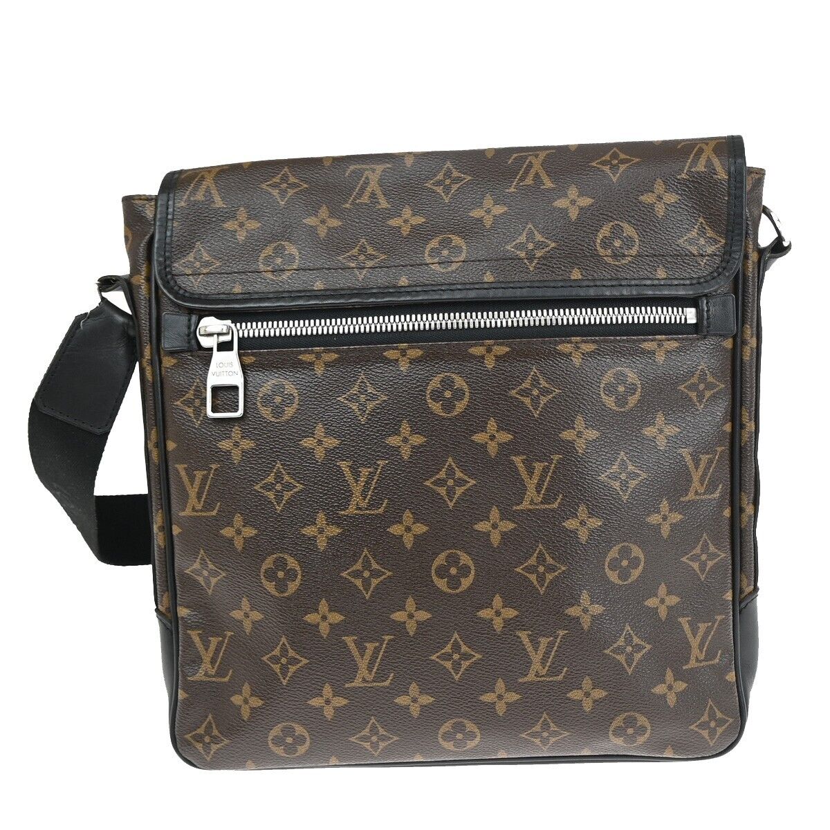 Louis Vuitton Bass Brown Canvas Shoulder Bag