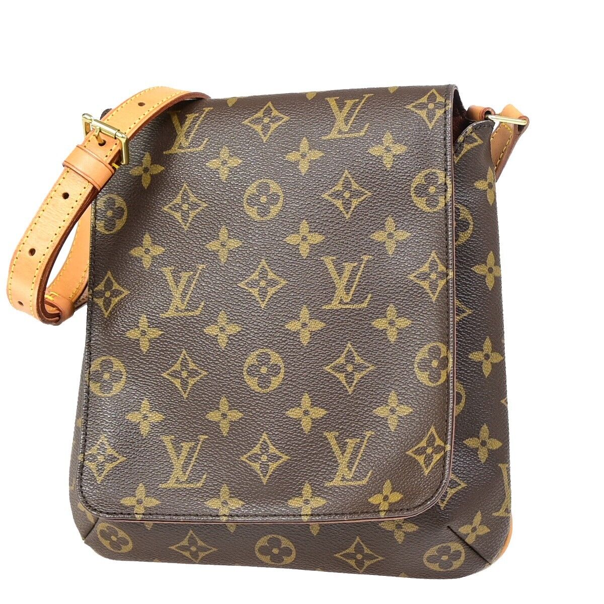 Louis Vuitton Musette Salsa Brown Canvas Shoulder Bag