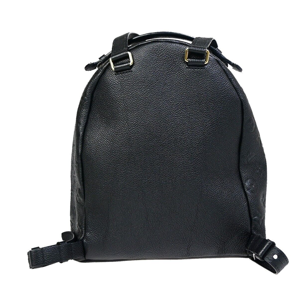 Louis Vuitton Sorbonne Black Leather Backpack Bag