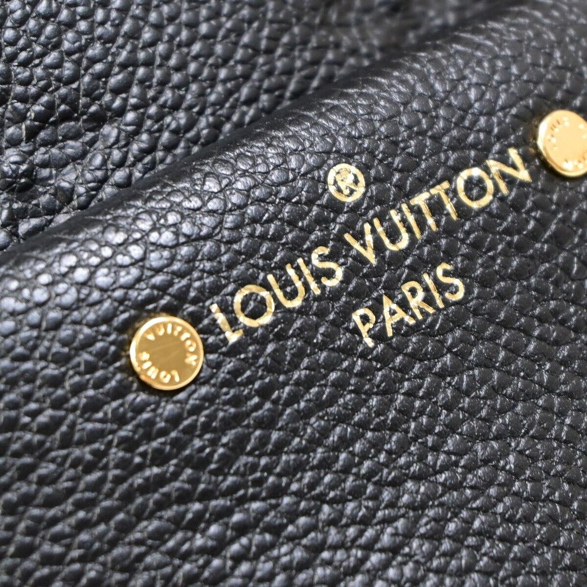 Louis Vuitton Sorbonne Black Leather Backpack Bag