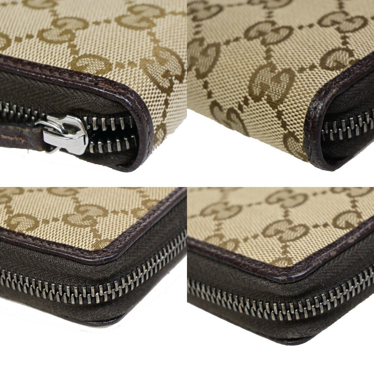 Gucci GG canvas Beige Canvas Wallet Accessories