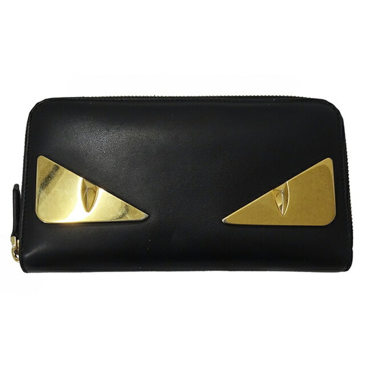 Fendi Monster Black Leather Wallet Accessories