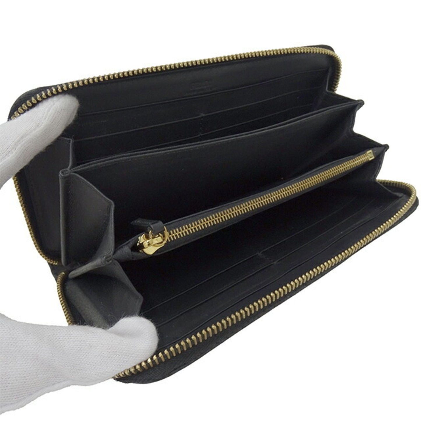 Fendi Monster Black Leather Wallet Accessories