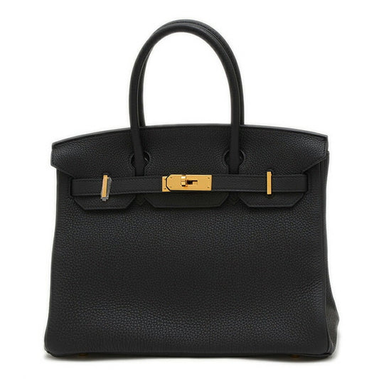 Hermès Birkin 30 Black Leather Hand Bag