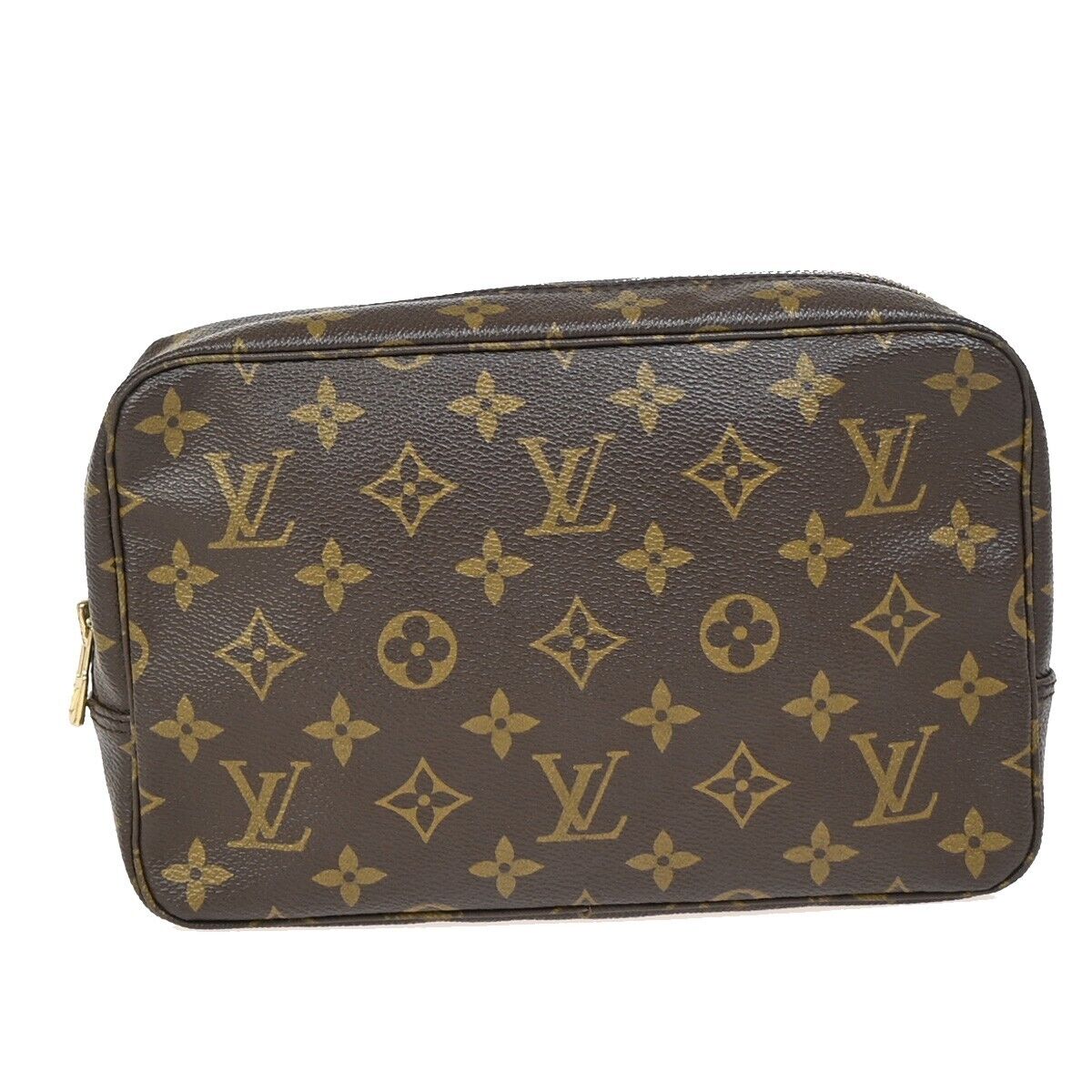 Louis Vuitton Trousse de Toilette Brown Canvas Clutch Bag