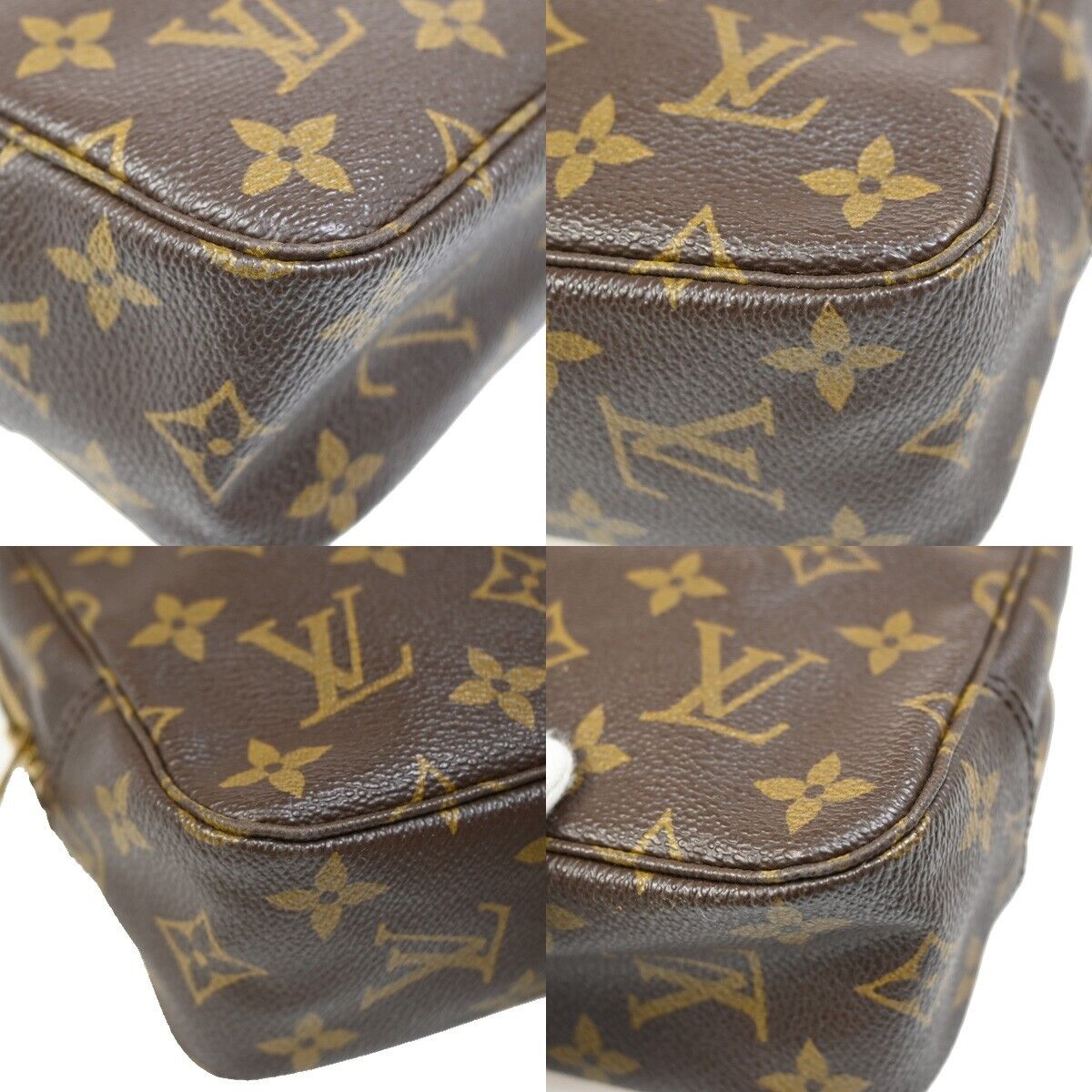 Louis Vuitton Trousse de Toilette Brown Canvas Clutch Bag