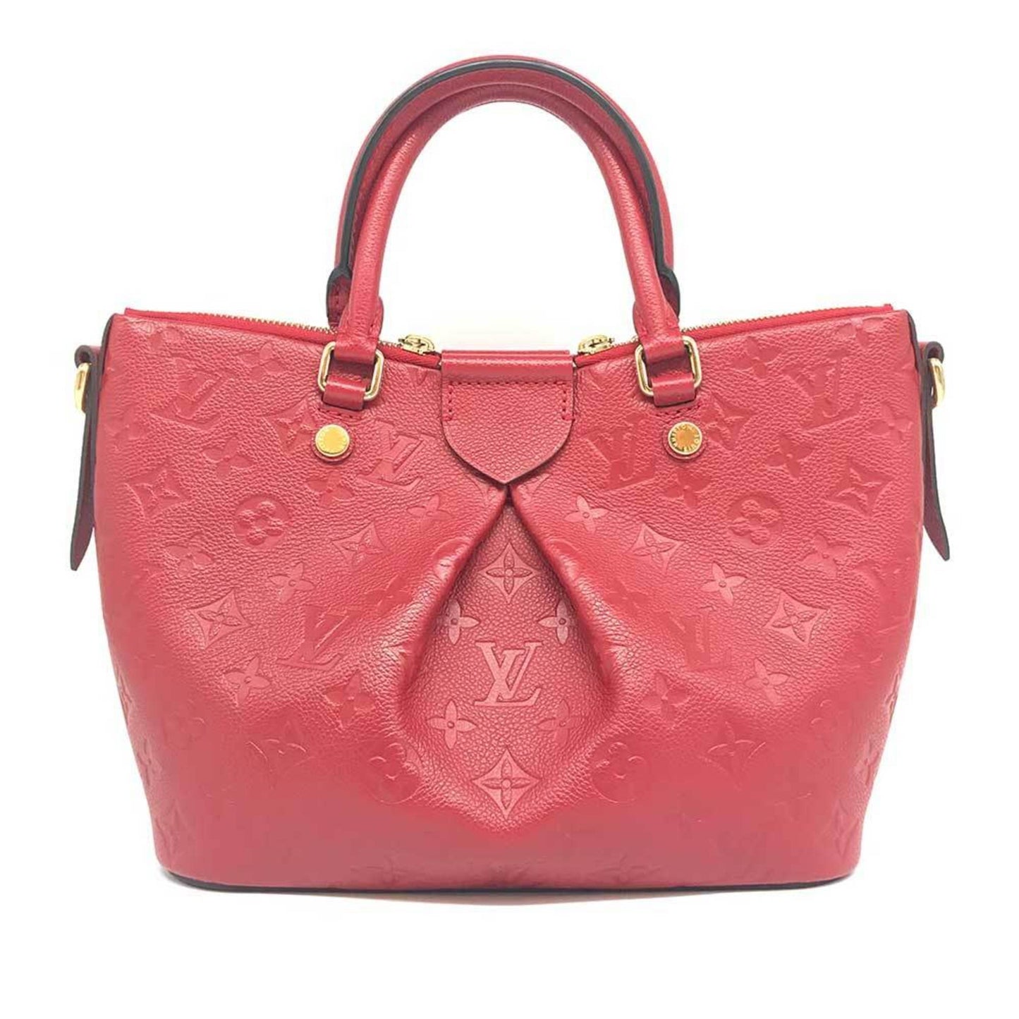 Louis Vuitton Mazarine Red Leather Hand Bag