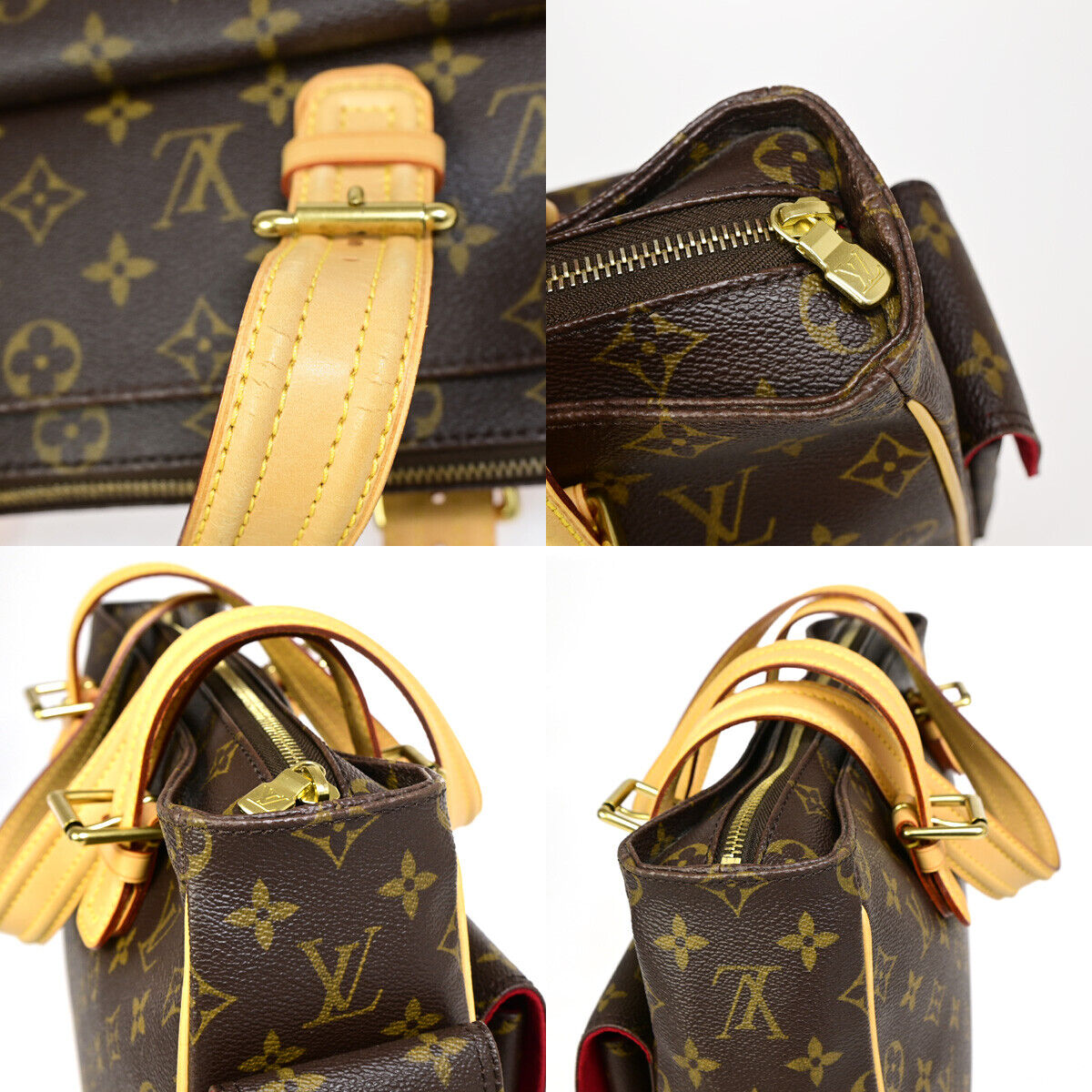 Louis Vuitton Multipli Cité Brown Canvas Shoulder Bag