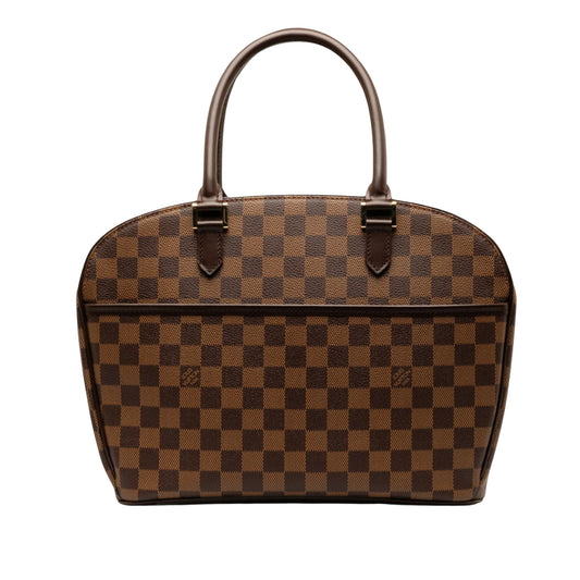 Louis Vuitton Saria Brown Leather Hand Bag