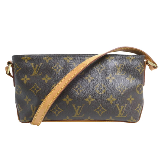 Louis Vuitton Trotteur Brown Canvas Shoulder Bag