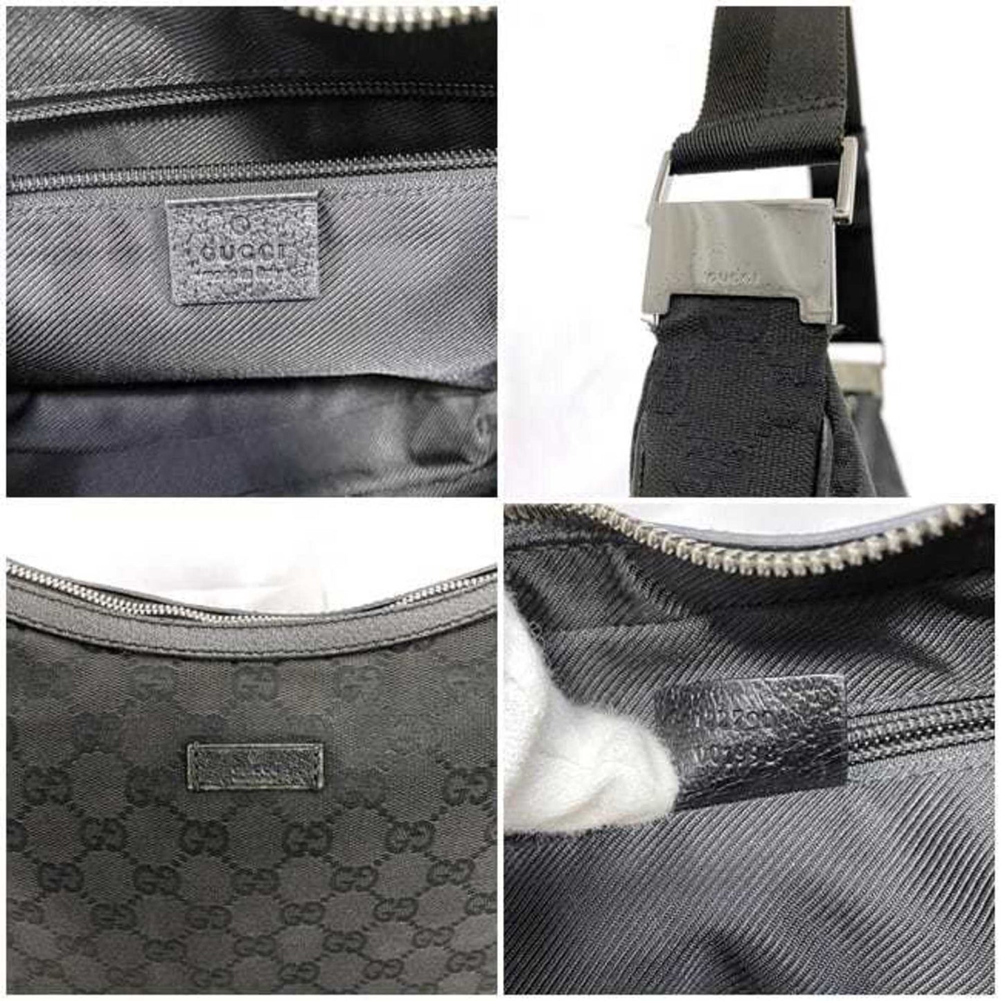 Gucci GG canvas Black Canvas Shoulder Bag