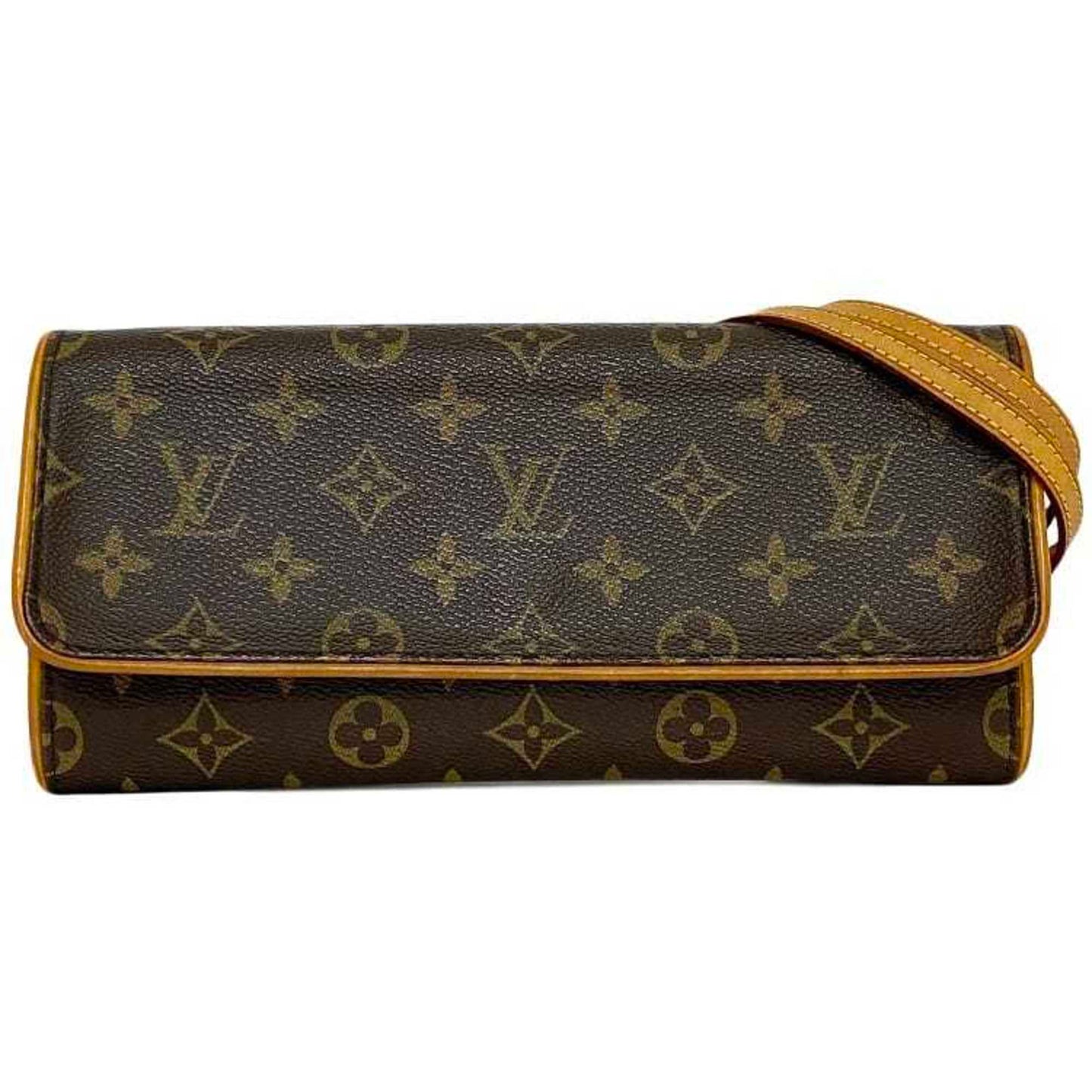 Louis Vuitton Florentine Brown Canvas Shoulder Bag