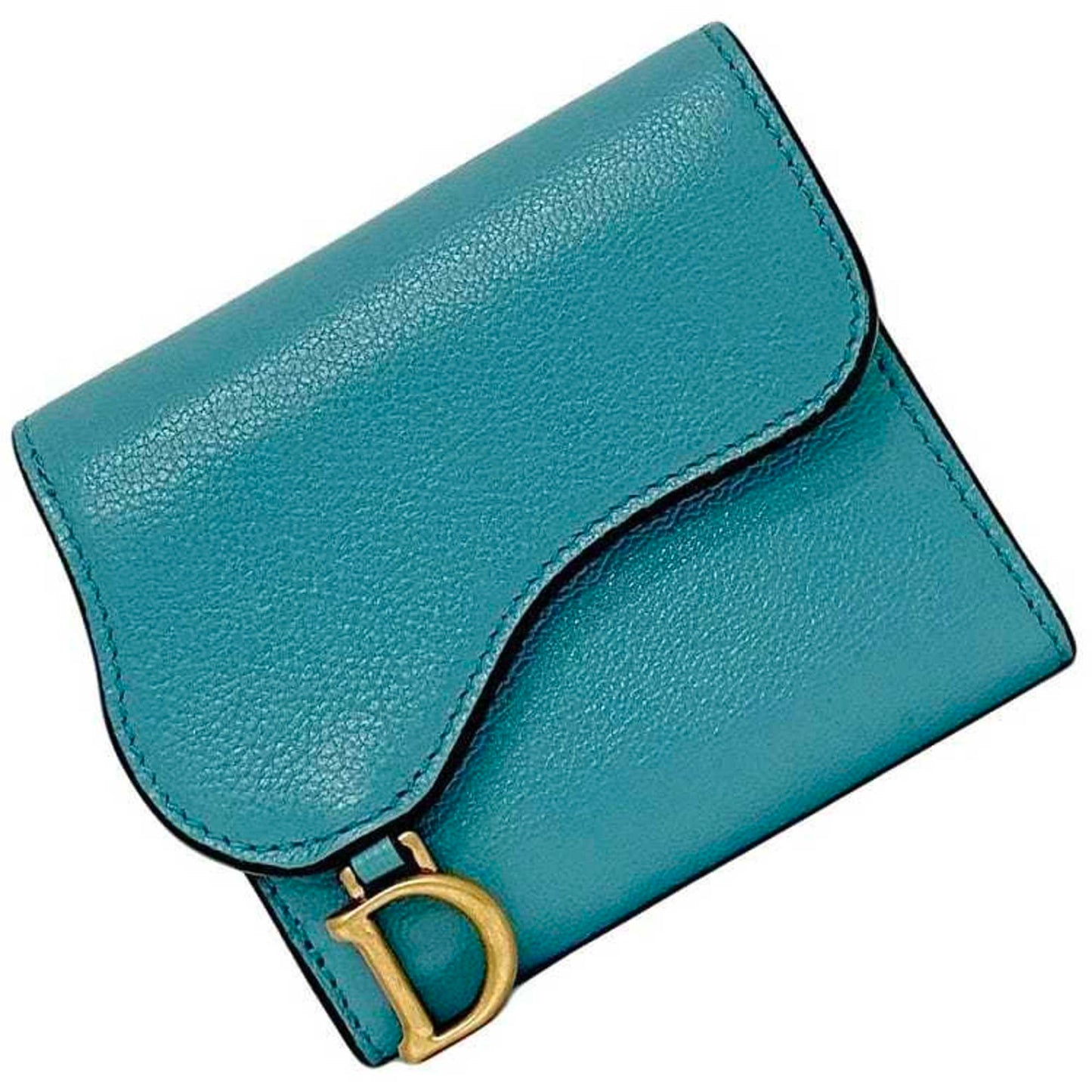 Dior Blue Leather Wallet Accessories