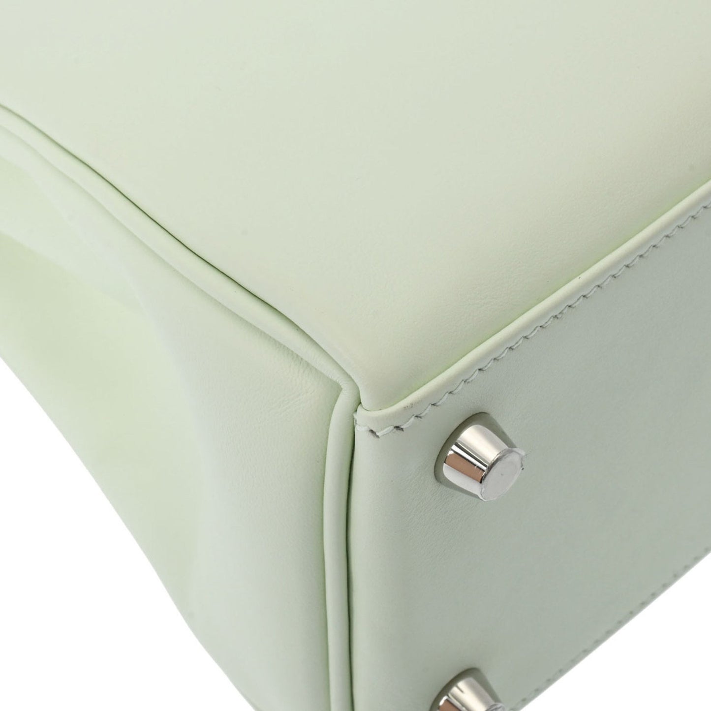 Hermès Kelly Green Leather Hand Bag