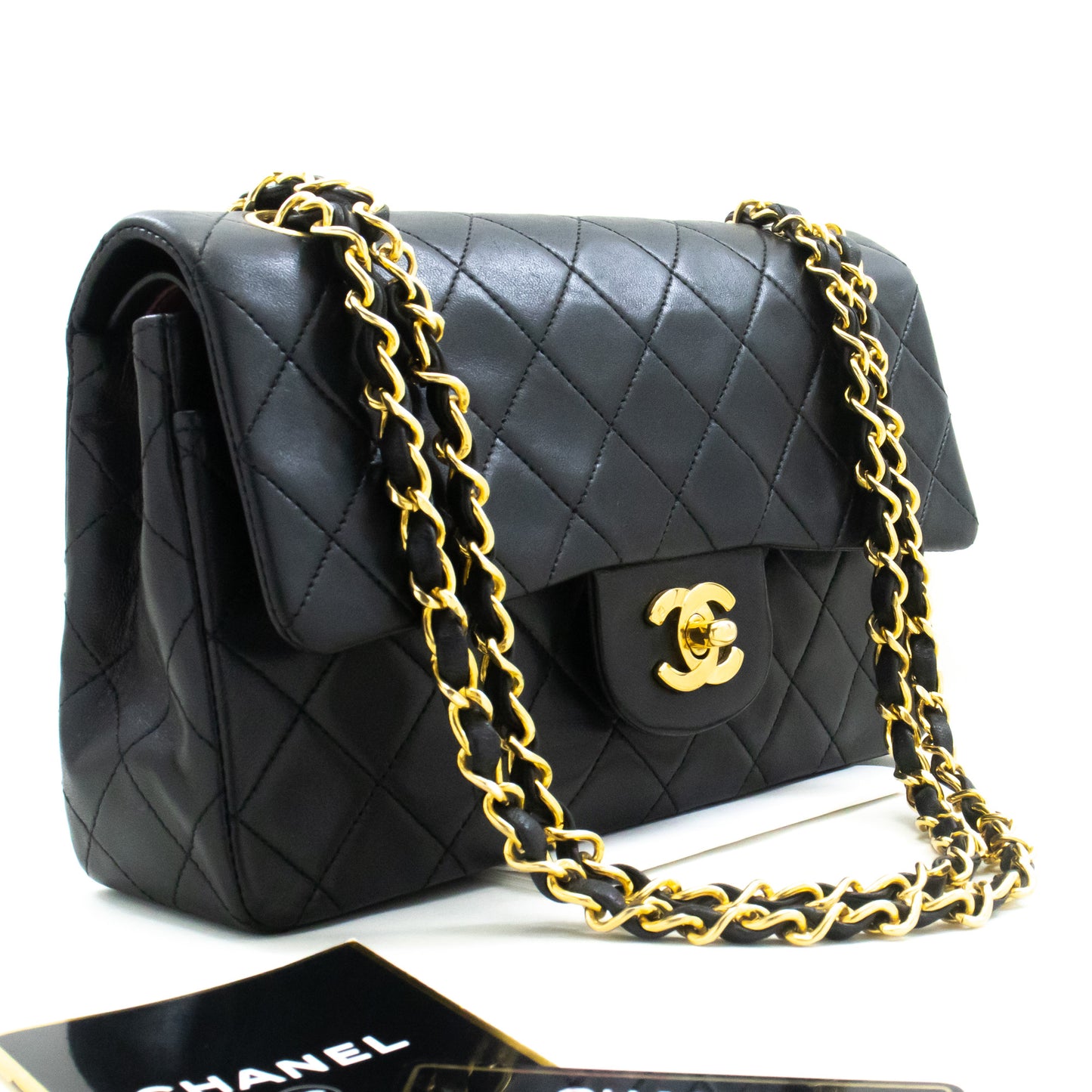 Chanel Timeless Black Leather Shoulder Bag