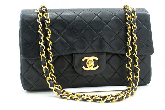 Chanel Timeless Black Leather Shoulder Bag