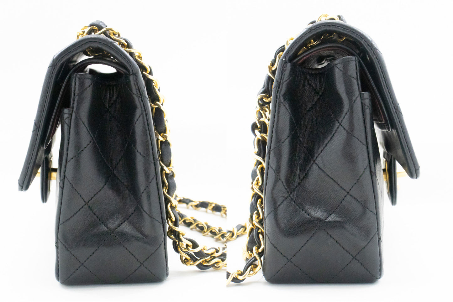 Chanel Timeless Black Leather Shoulder Bag