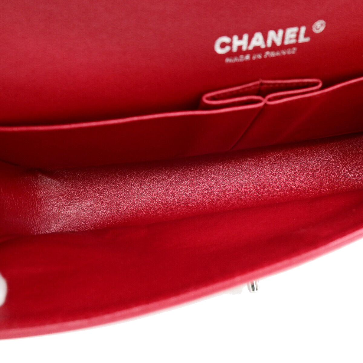 Chanel Timeless Red Patent Leather Shoulder Bag