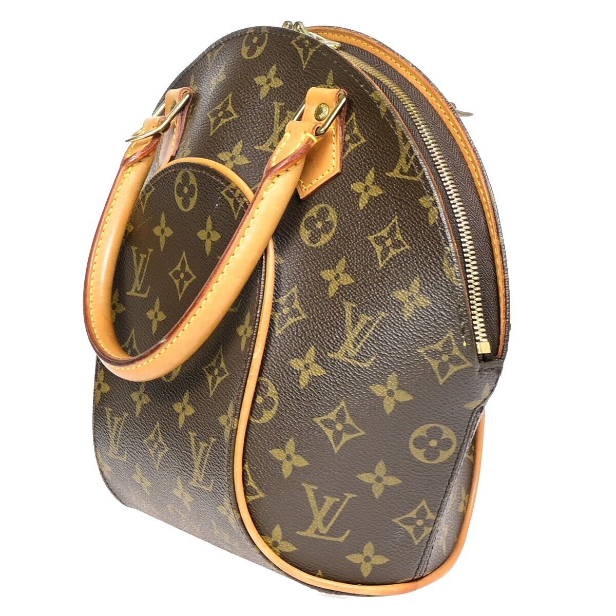 Louis Vuitton Ellipse Brown Canvas Hand Bag