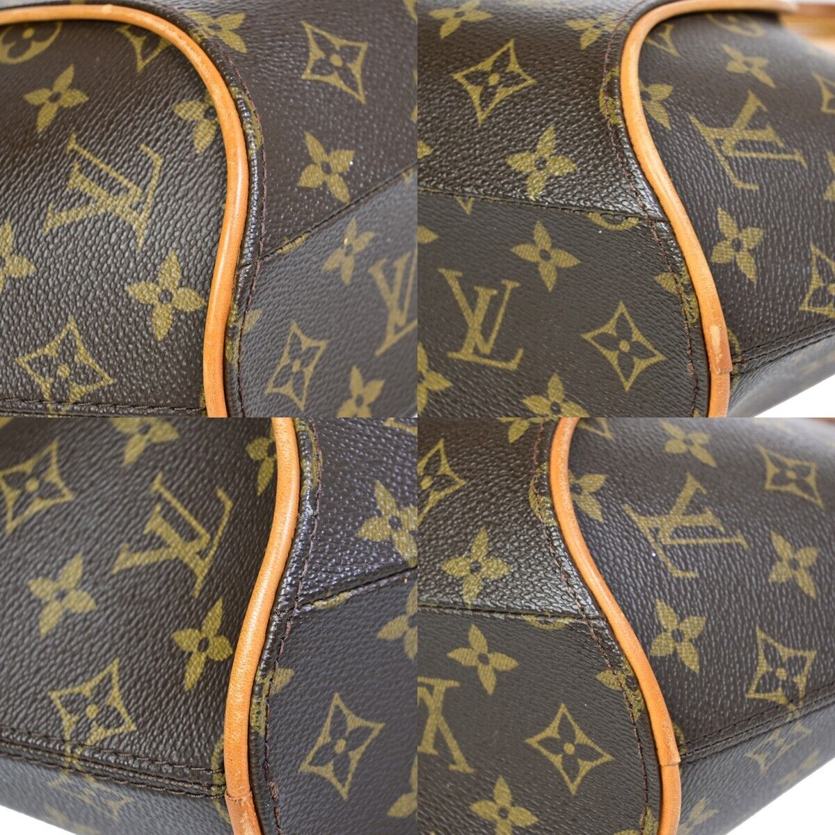 Louis Vuitton Ellipse Brown Canvas Hand Bag