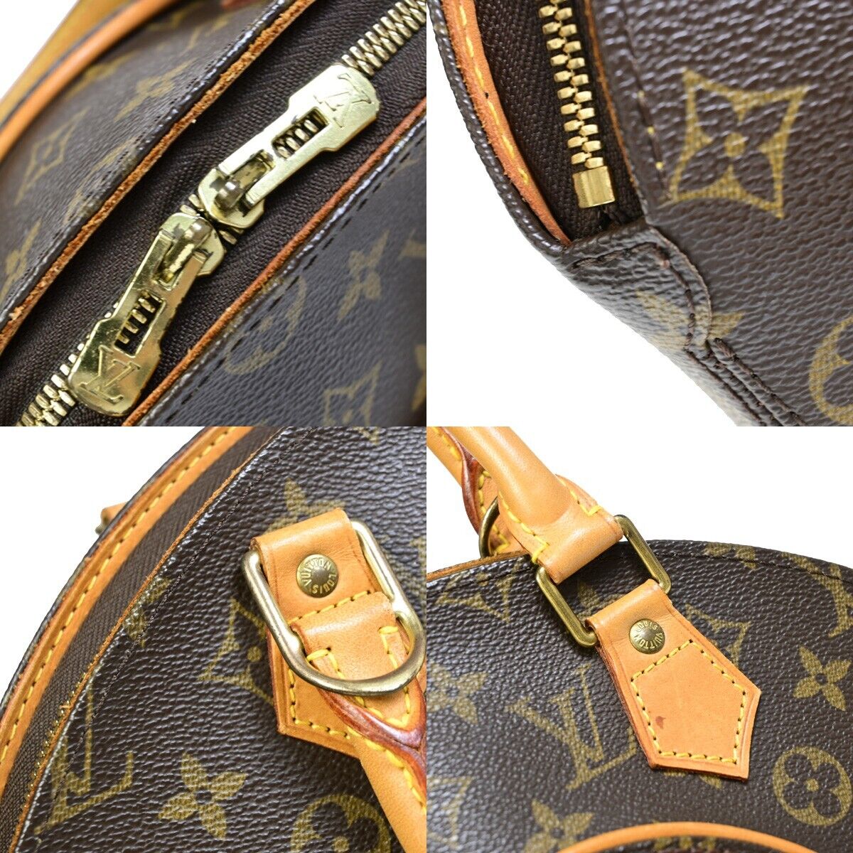 Louis Vuitton Ellipse Brown Canvas Hand Bag