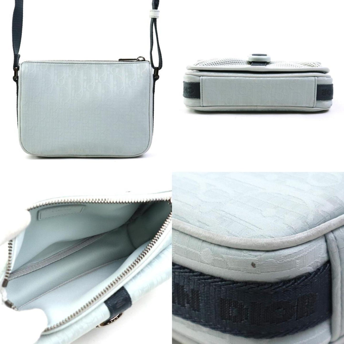 Dior -- Grey Synthetic Shoulder Bag