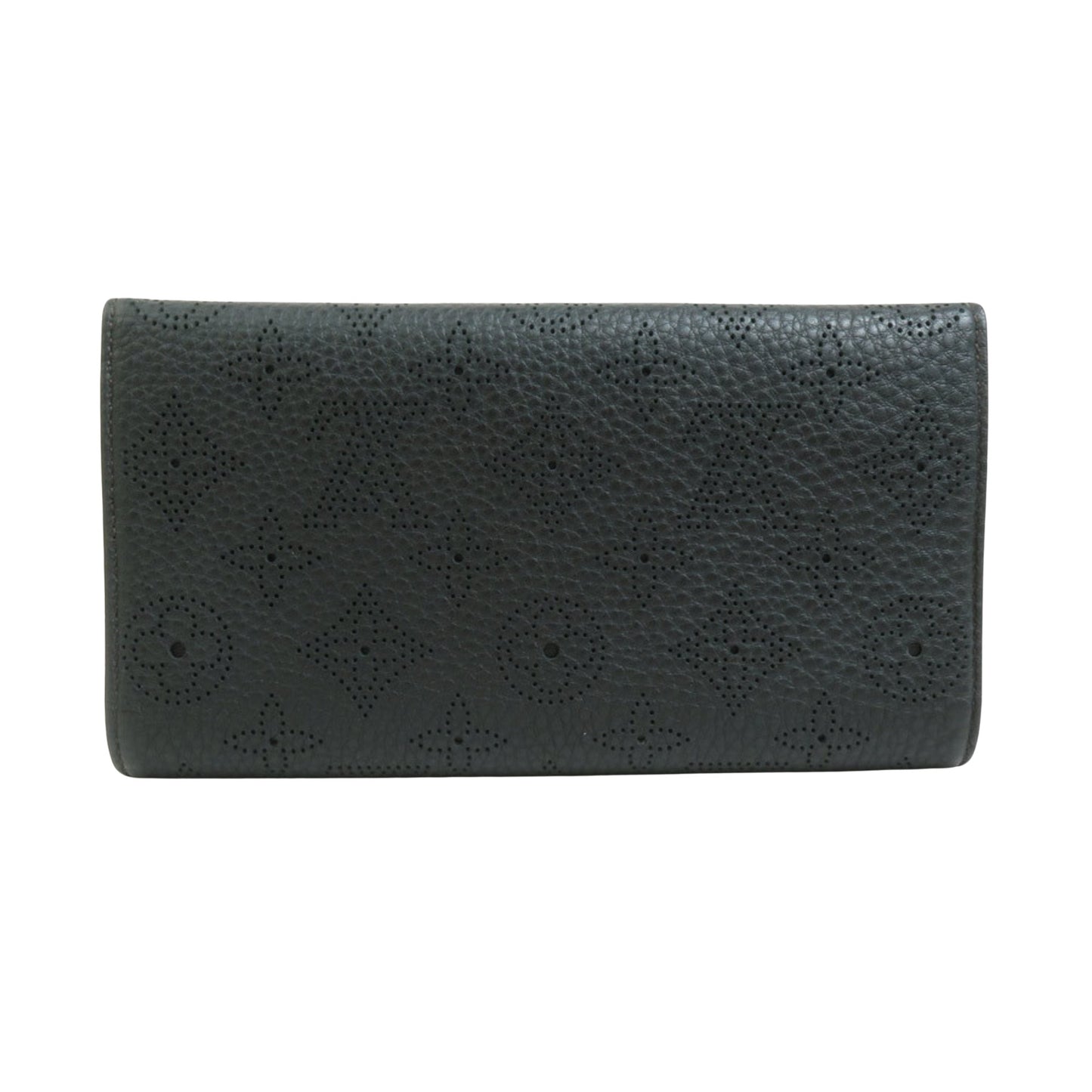 Louis Vuitton Portefeuille Amelia Black Leather Wallet Accessories