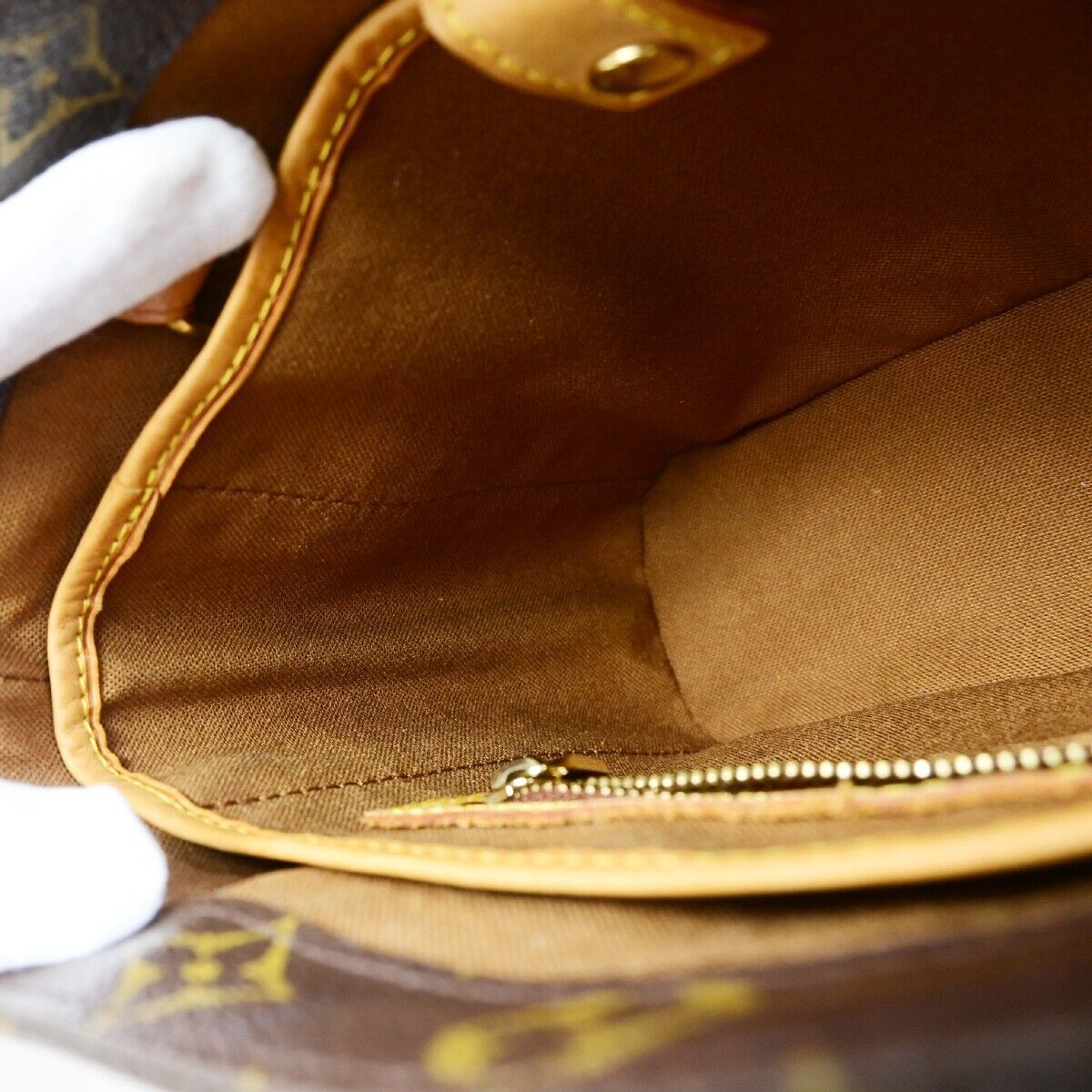 Louis Vuitton Vavin Brown Canvas Hand Bag