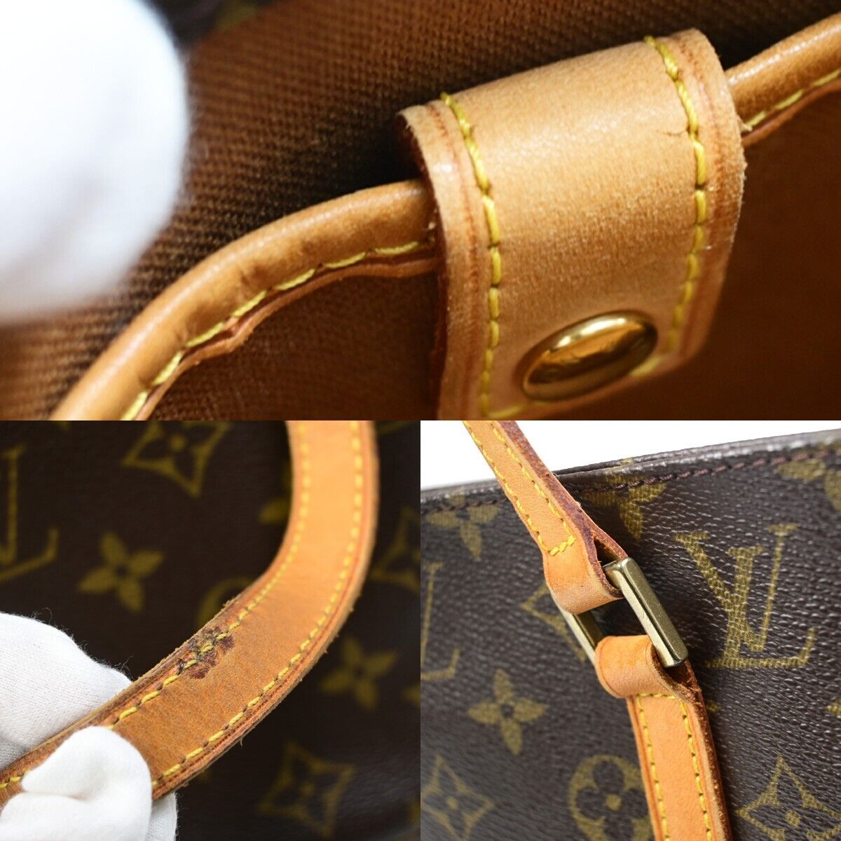 Louis Vuitton Vavin Brown Canvas Hand Bag