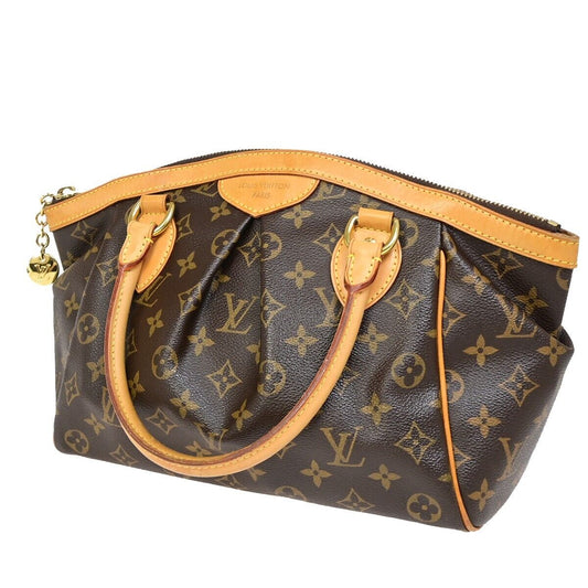 Louis Vuitton Tivoli Brown Canvas Hand Bag