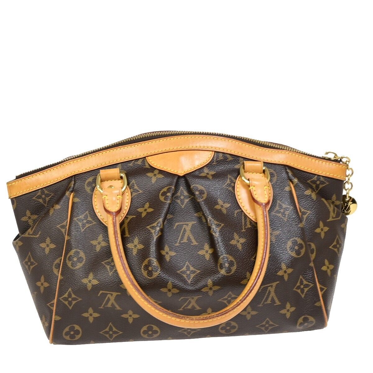 Louis Vuitton Tivoli Brown Canvas Hand Bag