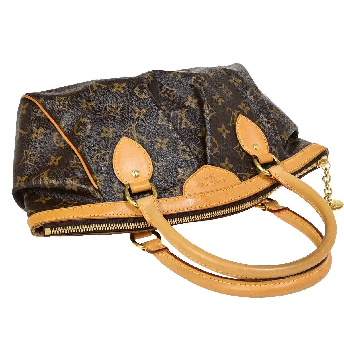 Louis Vuitton Tivoli Brown Canvas Hand Bag