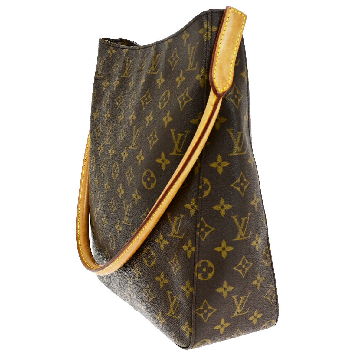 Louis Vuitton Looping GM Brown Canvas Shoulder Bag