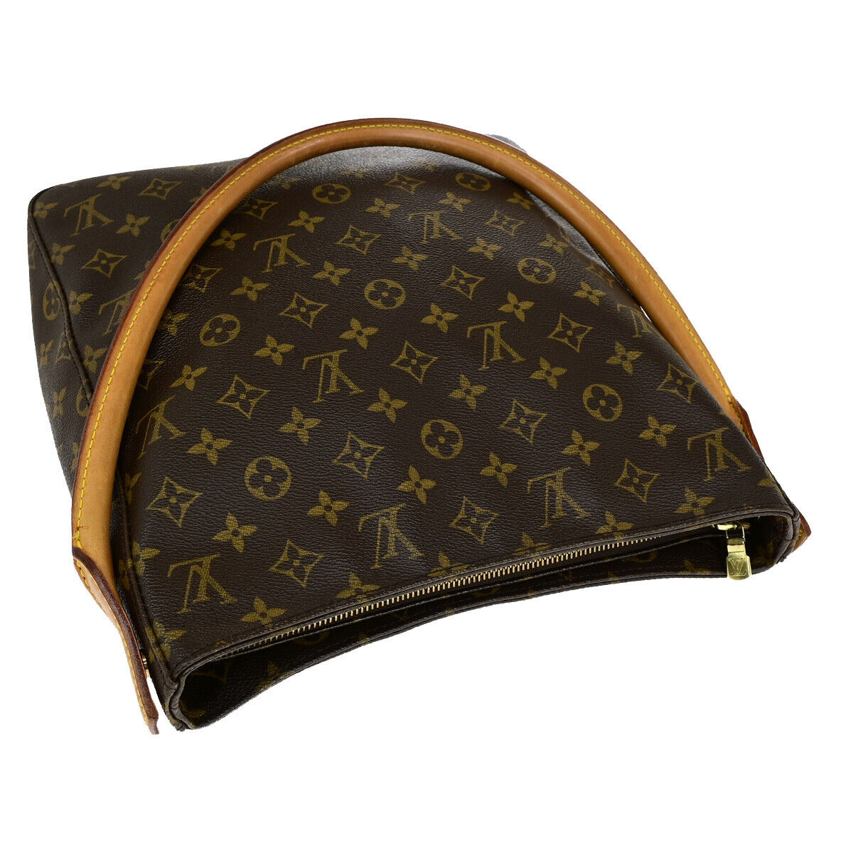 Louis Vuitton Looping GM Brown Canvas Shoulder Bag