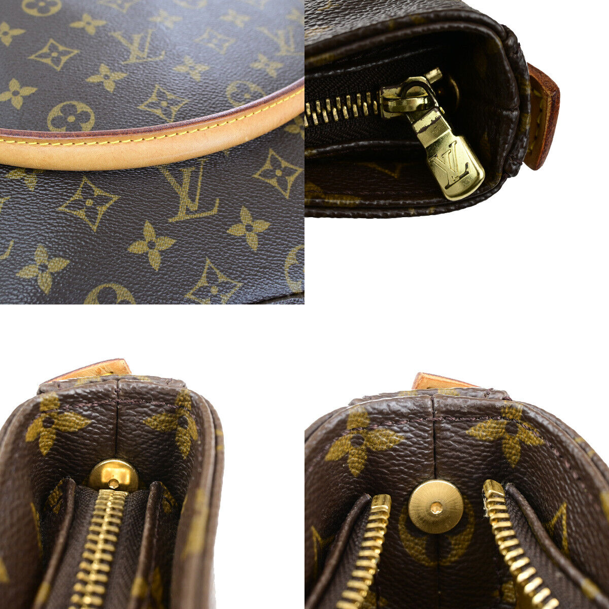 Louis Vuitton Looping GM Brown Canvas Shoulder Bag