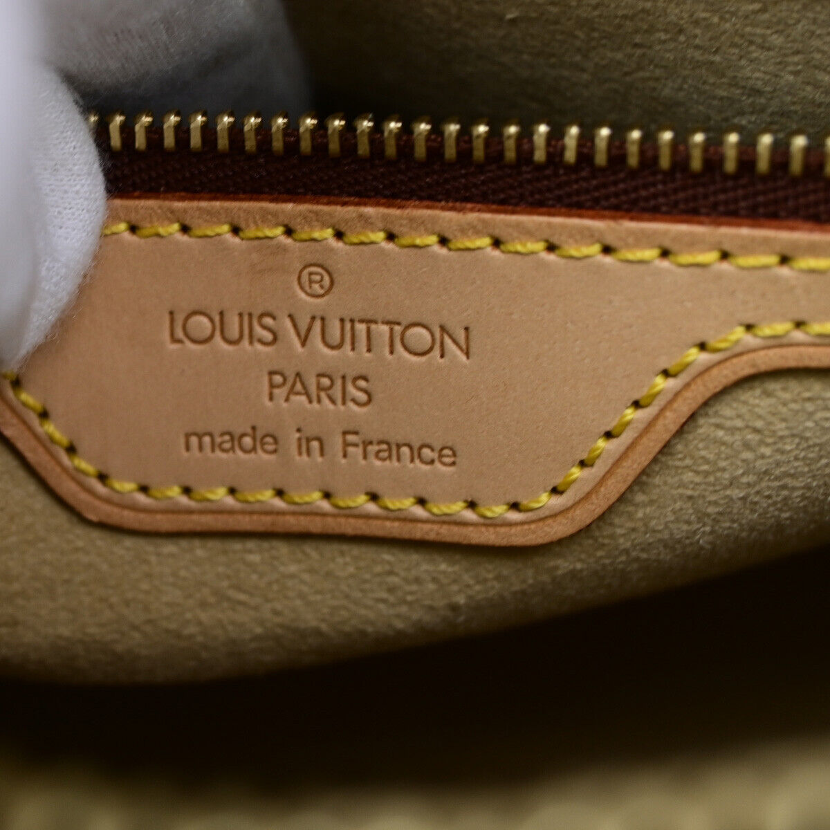 Louis Vuitton Looping MM Brown Canvas Shoulder Bag