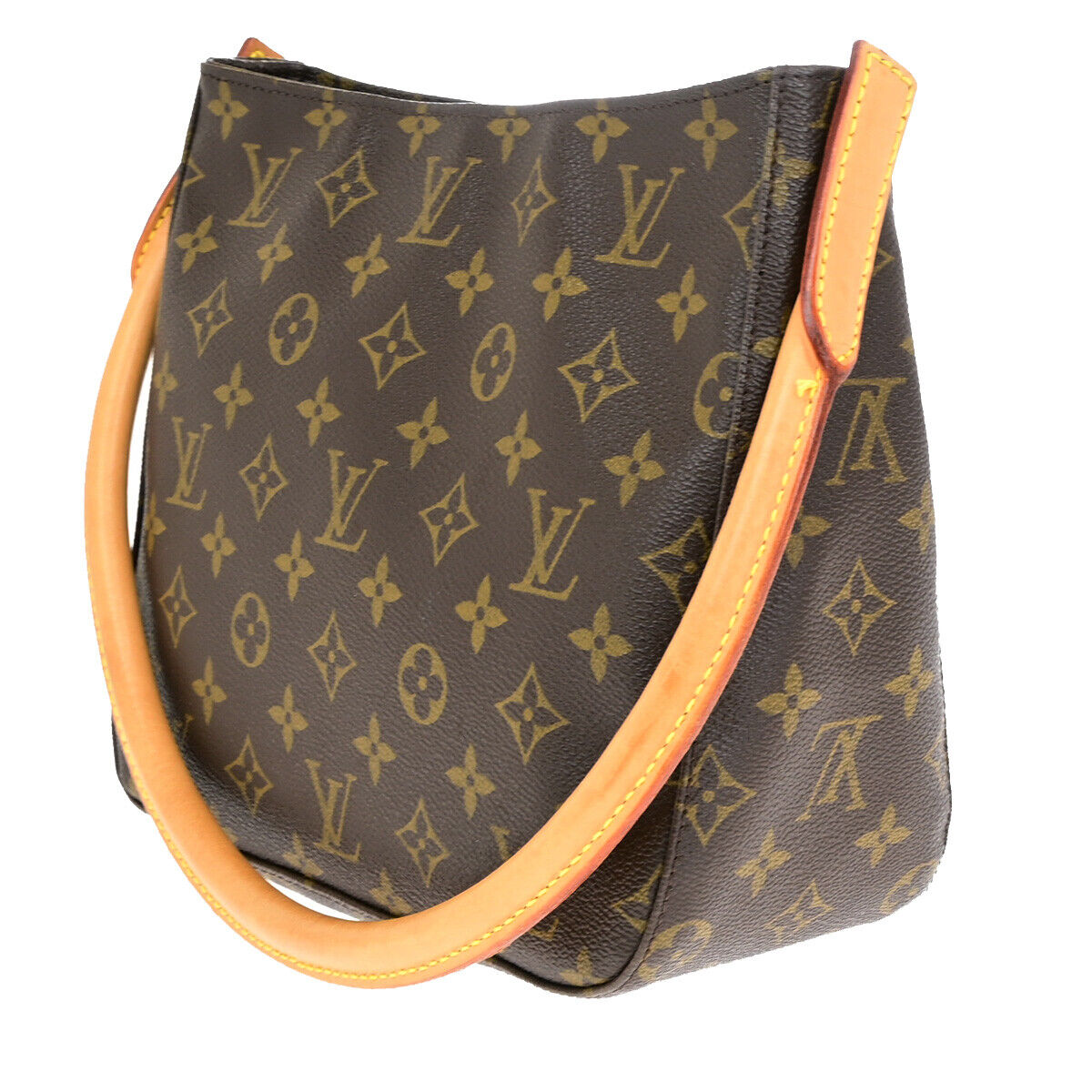 Louis Vuitton Looping MM Brown Canvas Shoulder Bag