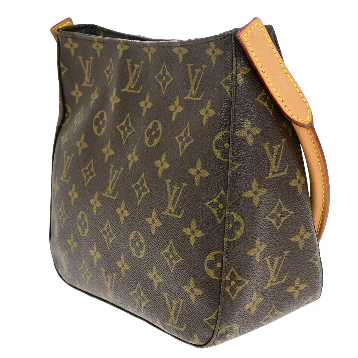 Louis Vuitton Looping MM Brown Canvas Shoulder Bag