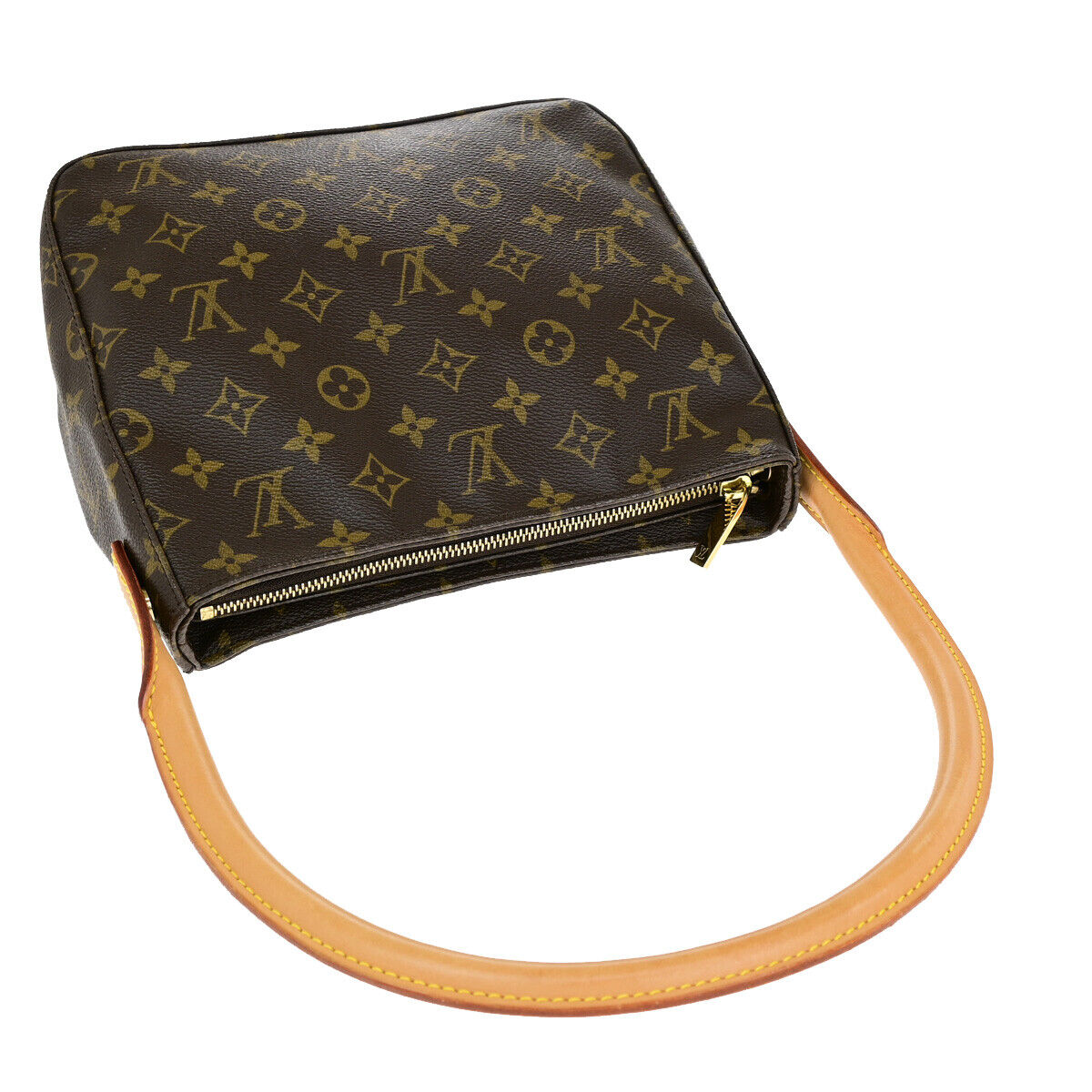 Louis Vuitton Looping MM Brown Canvas Shoulder Bag