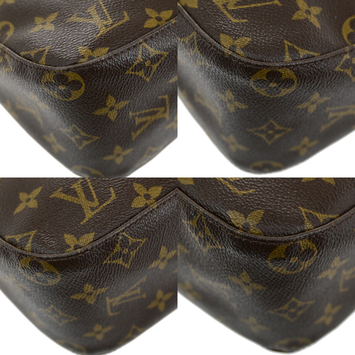 Louis Vuitton Looping MM Brown Canvas Shoulder Bag