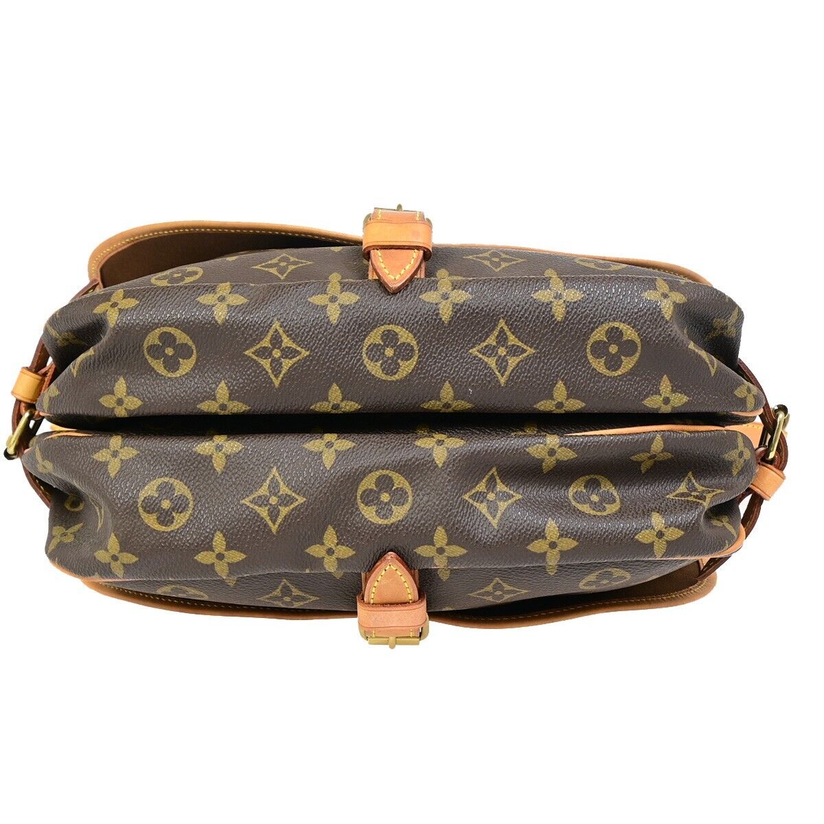 Louis Vuitton Saumur 30 Brown Canvas Shoulder Bag