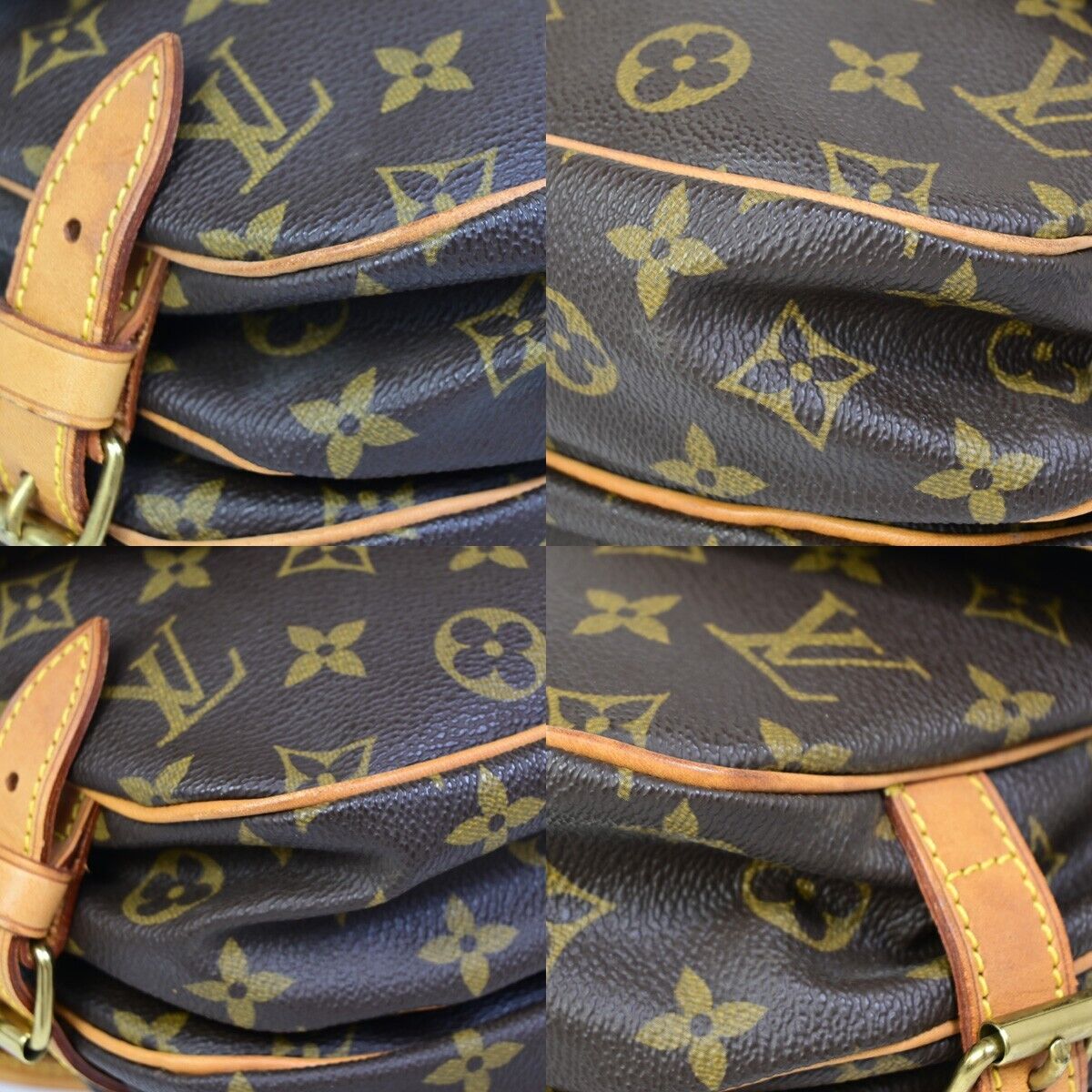 Louis Vuitton Saumur 30 Brown Canvas Shoulder Bag