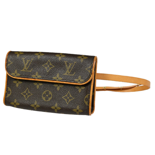 Louis Vuitton Pochette florentine Brown Canvas Clutch Bag