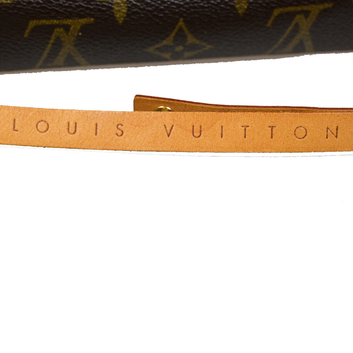 Louis Vuitton Pochette florentine Brown Canvas Clutch Bag