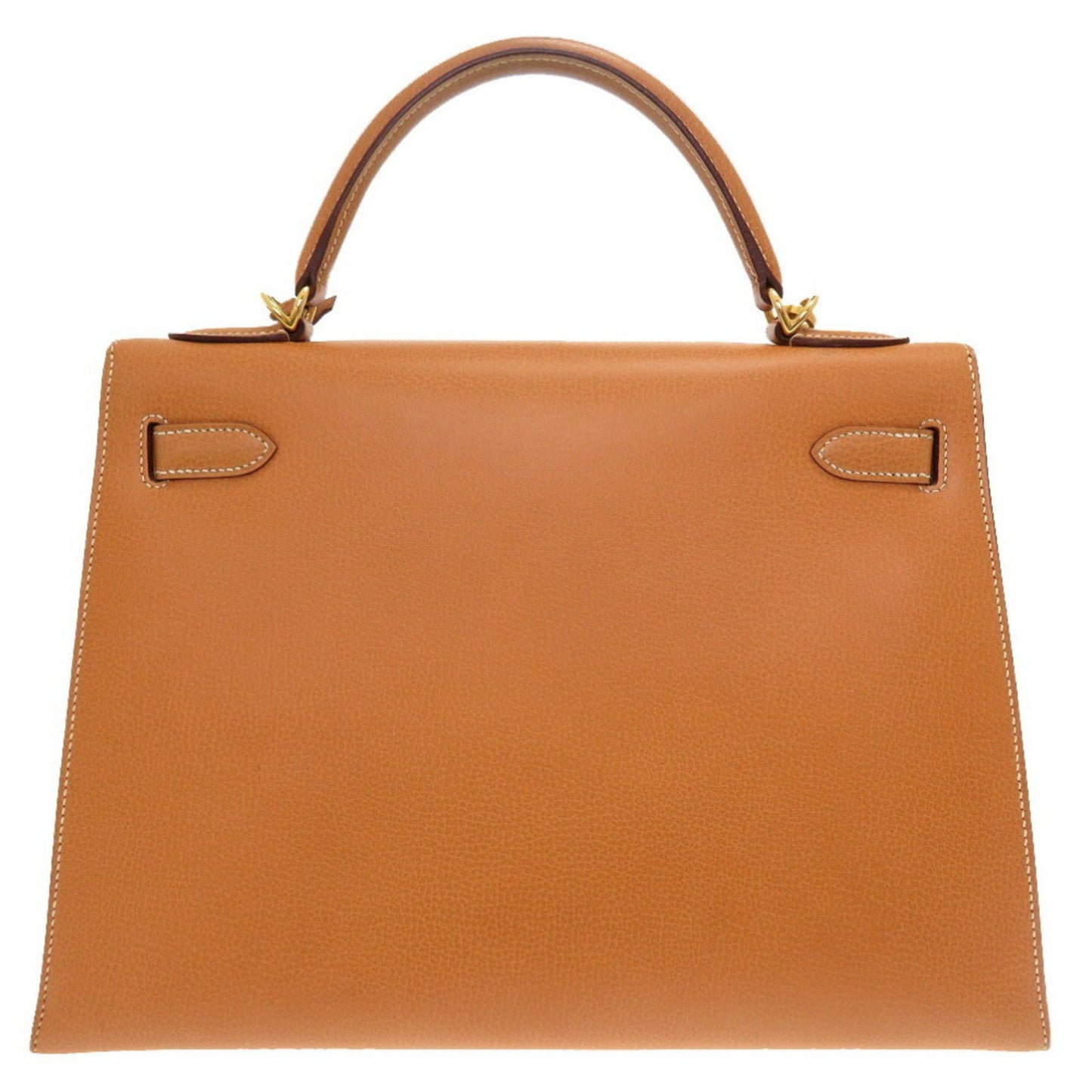 Hermès Kelly 32 Brown Leather Hand Bag