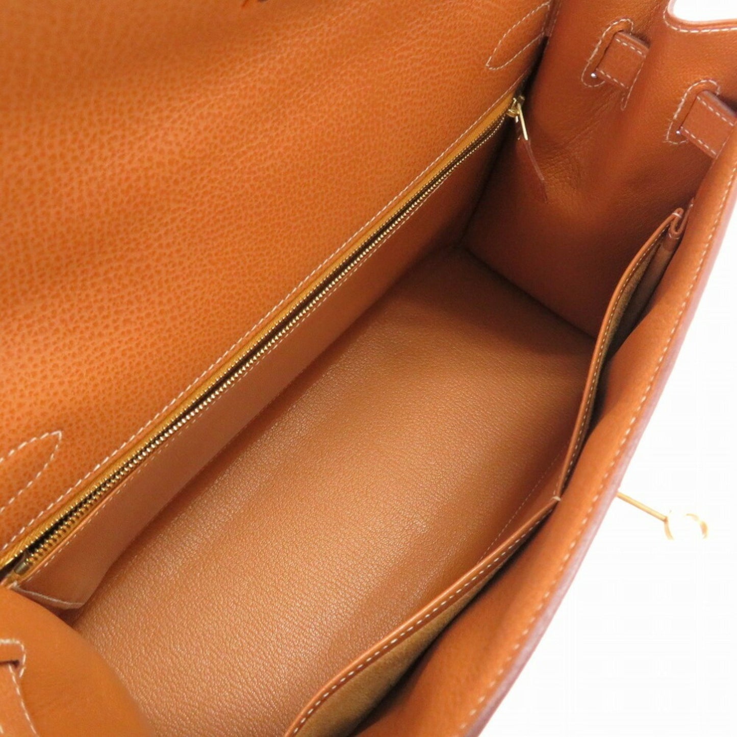 Hermès Kelly 32 Brown Leather Hand Bag