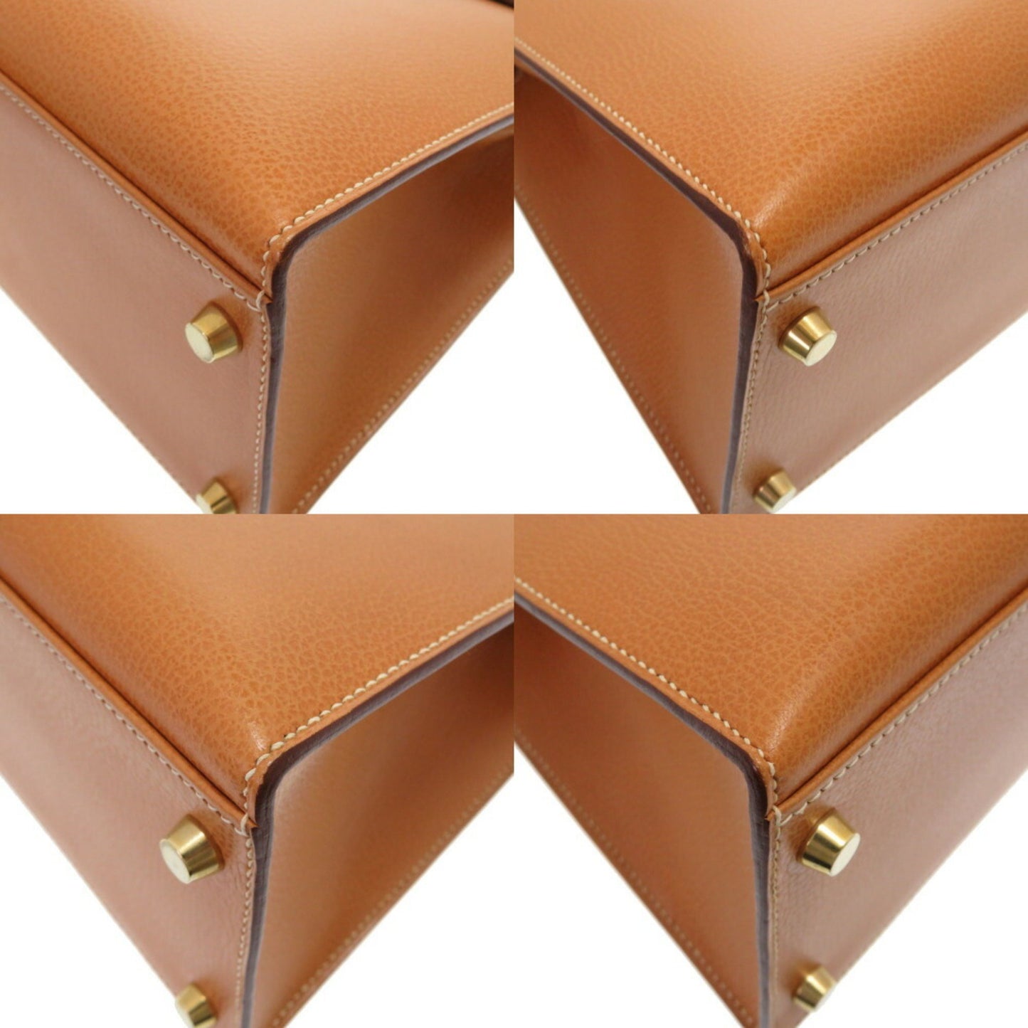 Hermès Kelly 32 Brown Leather Hand Bag