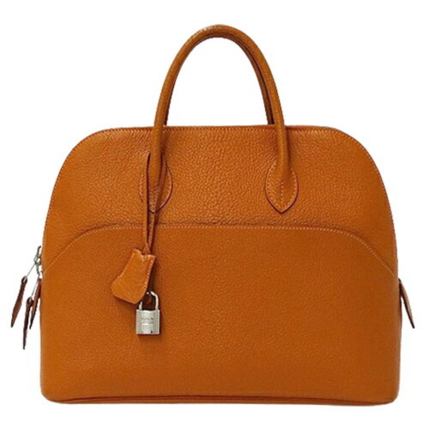 Hermès Bolide Camel Leather Hand Bag