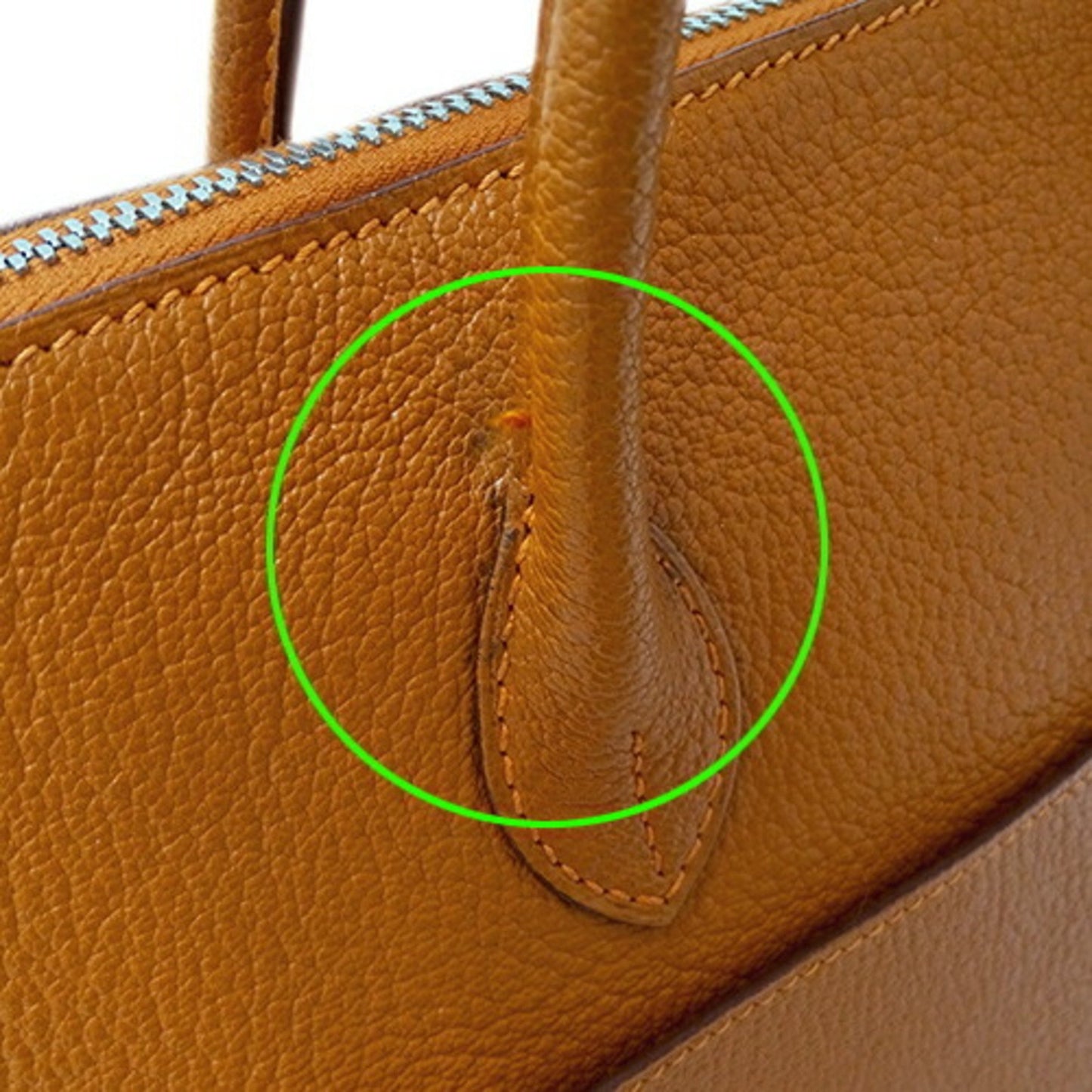 Hermès Bolide Camel Leather Hand Bag