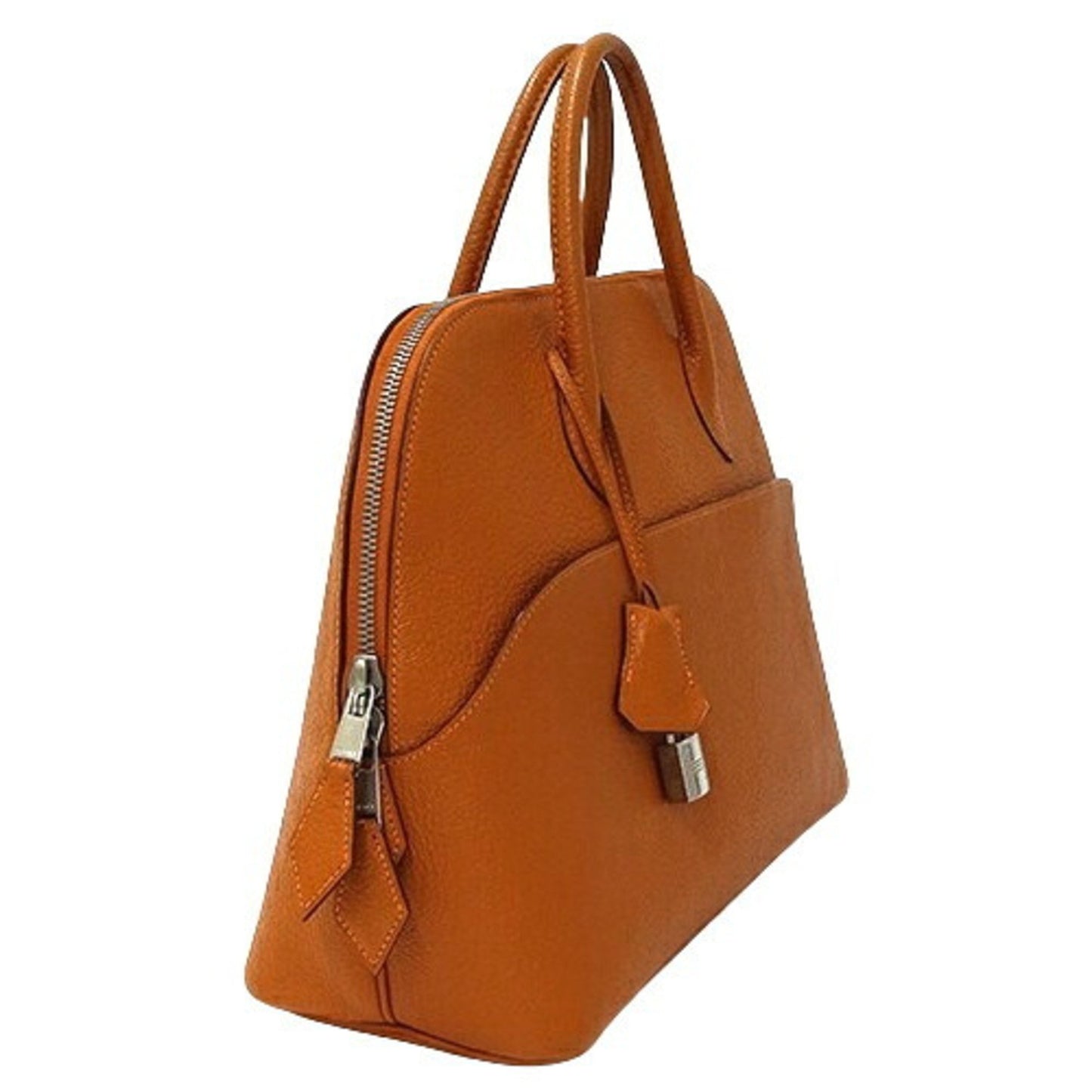 Hermès Bolide Camel Leather Hand Bag